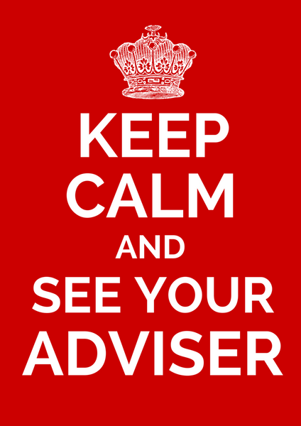 Office Poster - See Your Adviser
