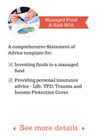 SoA Template - Managed Fund & Risk Template