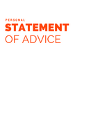 Statement of Advice Cover Page – Personal