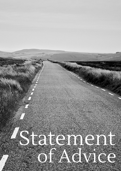 Statement of Advice Cover Page – Road